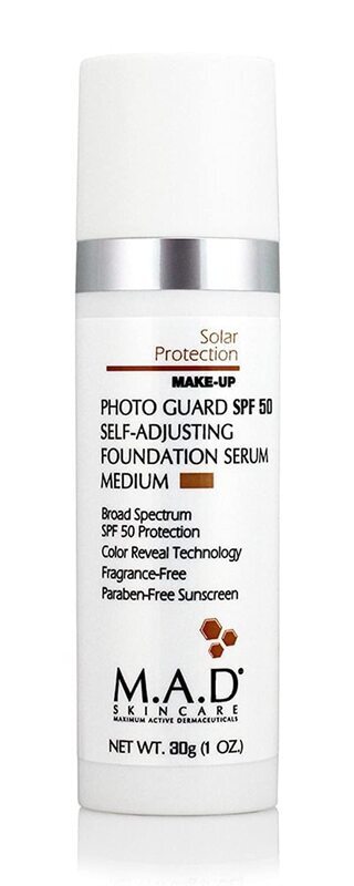 M.A.D Skincare Solar Ptotection Photo Guard SPF 50 Self-Adjusting Foundation Serum, 30g