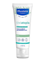 Mustela 40ml Natural Avocado & Sunflower Oil Stelatopia Eczema-Prone Skin Emollient Baby Face Cream