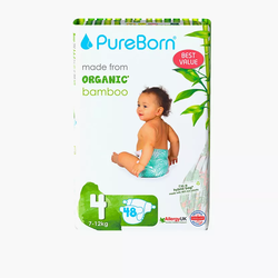 Pureborn Size4 Valpk 7-12Kg 48S - ( 05919)