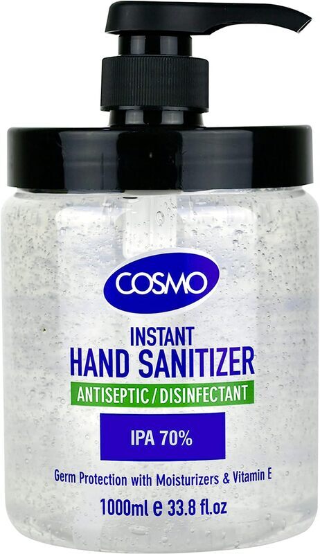 CD Cosmo Designs Advanced Instant Antiseptic & Disinfectant Hand Sanitizer Gel, 1000ml