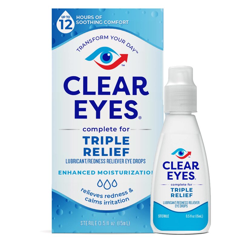 CLEAR EYES TRIPLE ACTION RELIEF E/D 15 ML