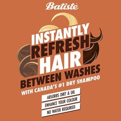 Batiste Brunette Dry Shampoo for Colour Hair, 200ml