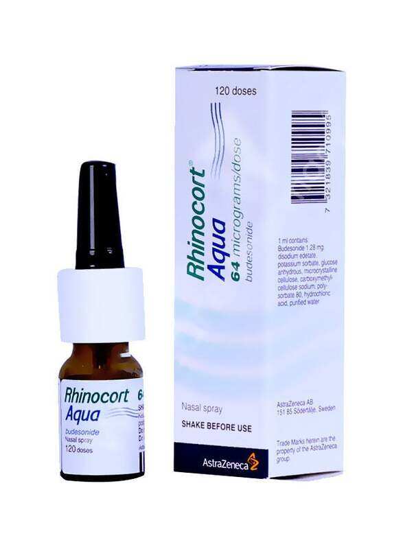 

Astrazeneca Rhinocort Aqua 64Mcg 120 Dose