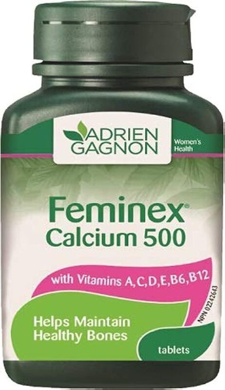 Adrien Gagnon Feminex Calcium, 500mg, 30 Tablets