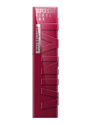 Maybelline New York Super Stay Vinyl Ink Longwear Transfer Proof Gloss Lipstick, 30 Unrivaled, Pink