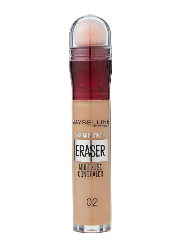 Maybelline New York Instant Age Rewind Eraser Concealer, 02 Nude, Beige