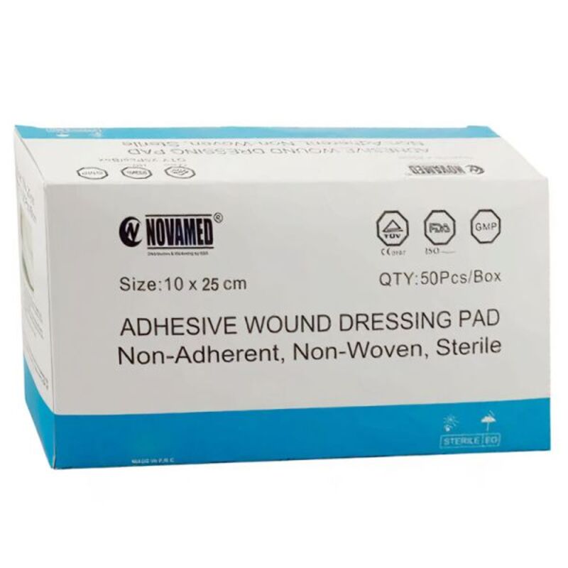 Novamed Sterile Water Resistant 10*25 Cm 50'S 802018