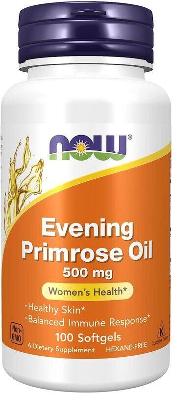 

Now Foods Evening Primrose Oil Dietary Supplement, 500mg, 100 Softgels