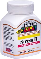 21St Century Stress B with Zinc Dietary Supplement, 66 Tablets