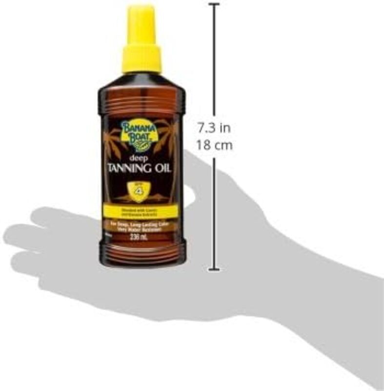 Banana Boat Deep Tanning Oil, SPF 4, 236ml