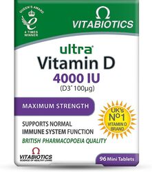 Vitabiotics Ultra Vitamin D Tablets, 96 Tablets