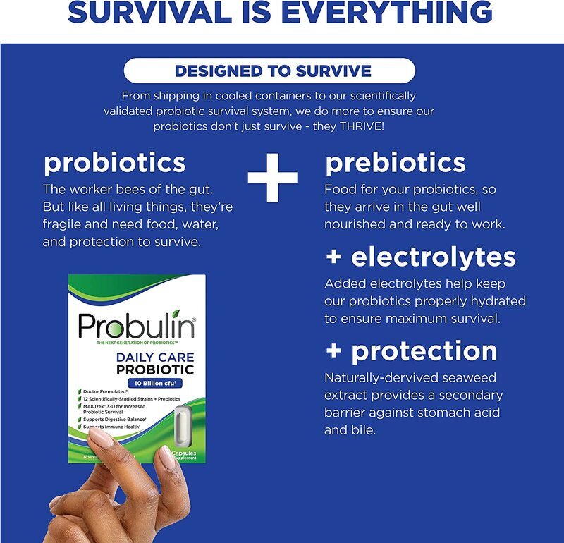 Probulin Daily Care Probiotic Capsules, 30 Capsules