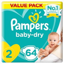 Pampers  2 Small 3-6 64S