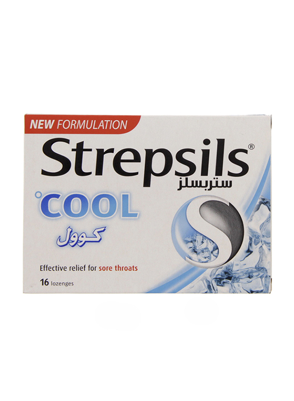 Strepsils Cool Sore Throats Lozenges, 16 Pieces