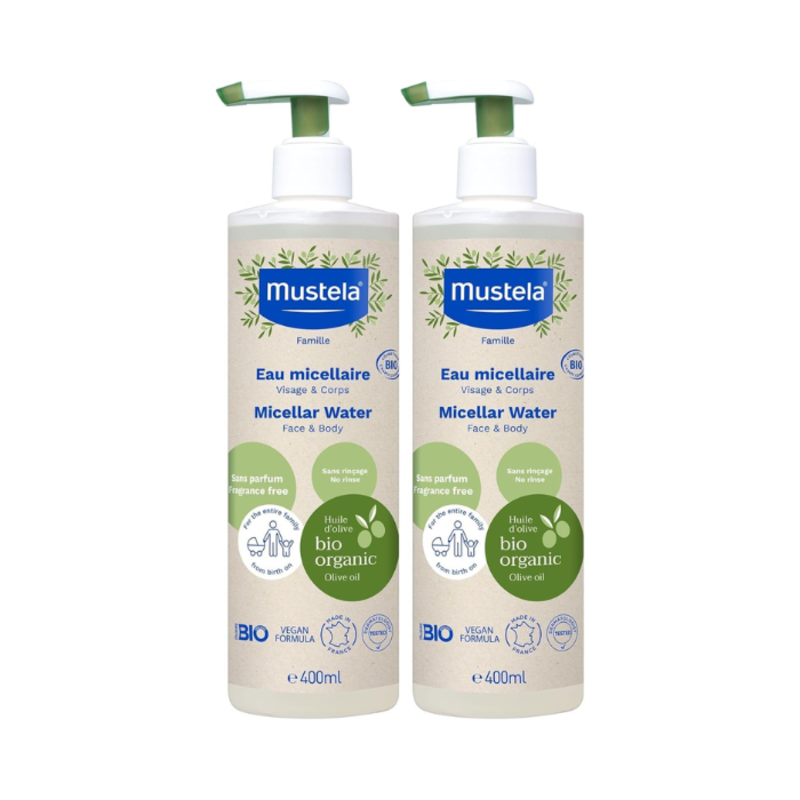 

Mustela Bio Organic Micellar Water 400 Ml ( Offer Pack )