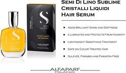 AlfaParf Semi Di Lino Sublime Cristalli Liquidi for All Hair Types, 50ml