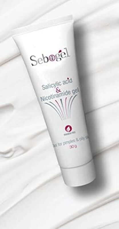 Sebogel Salicylic Acid & Nicotinamide Gel for Pimples & Oily Skin, 30g