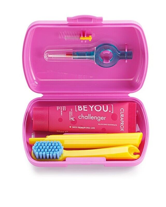 

Curaprox Interdental Travel Set Pink