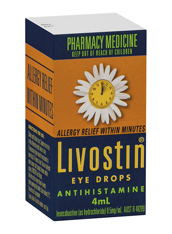 Pharmacy Medicine Livostin Eye Drops, 4ml