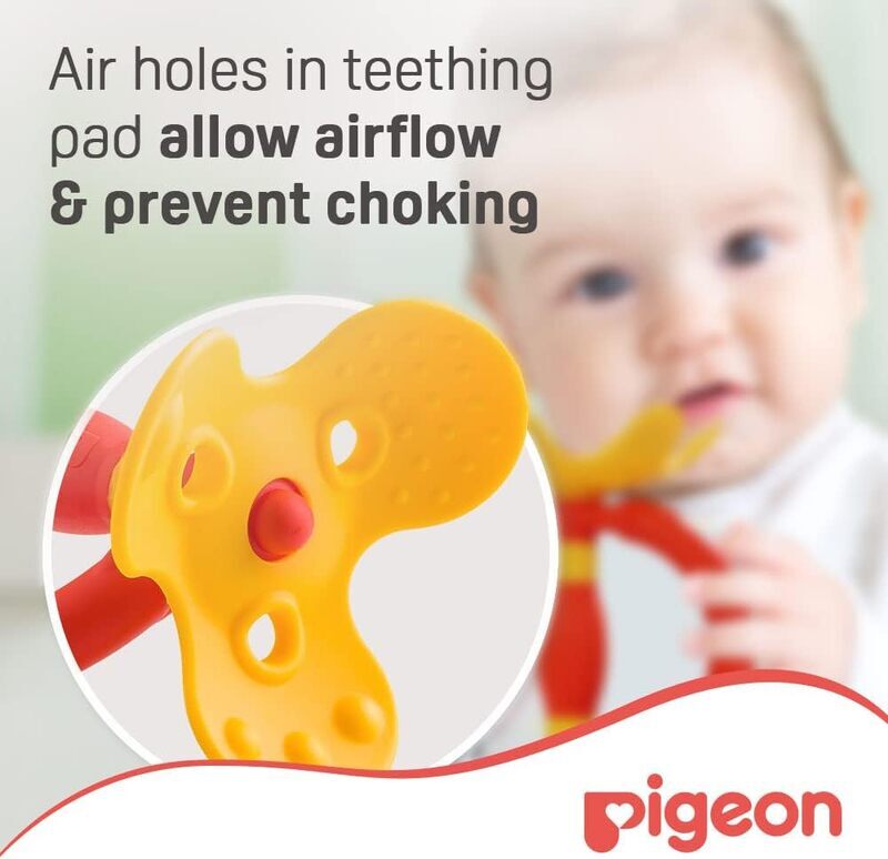 Pigeon BPA-Free Training Teether Step 1, 4+ Months, Multicolour
