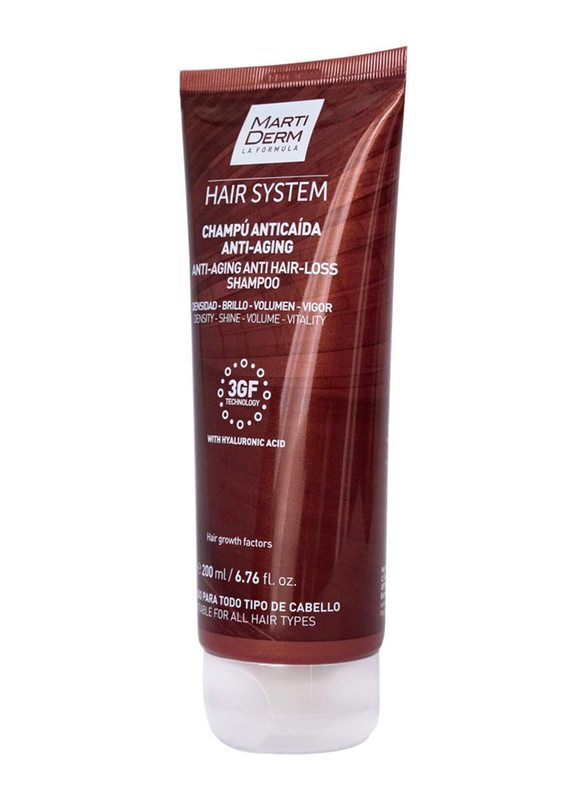 Marti Derm Hair System Antisebum Anti Hair Loss Shampoo, 200ml