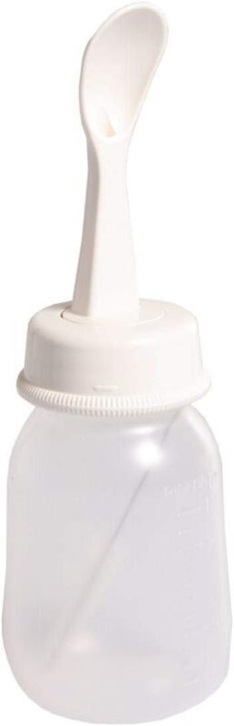 Pigeon Weaning Bottle with Spoon, 6+ Months, 120ml, D328, White