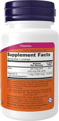 Now Foods Vitamin B 12 1000 Mcg Lozenges, 100 Capsules