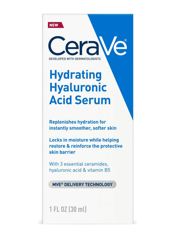 

Cerave Hyaluronic Acid Serum for Face with Vitamin B5 and Ceramides, 1Oz