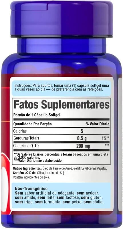Puritan's Pride Q-SORB Co Q-10 Dietary Supplement, 200mg, 30 Soft gels