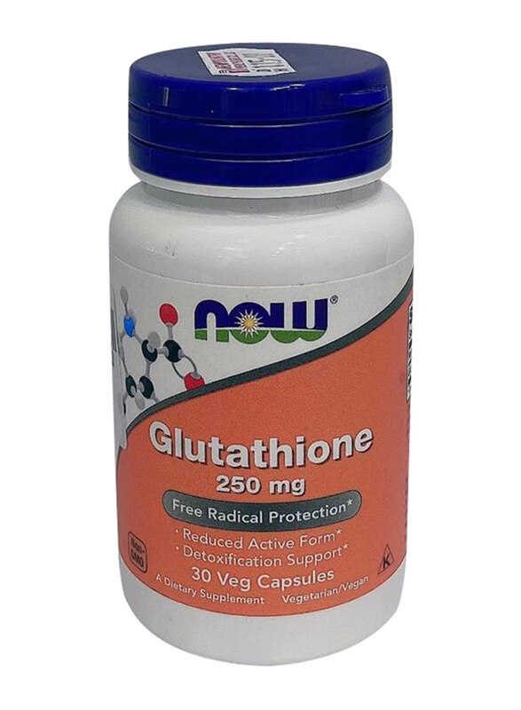 

Now Glutathione Dietary Supplement, 250mg, 30 Capsules