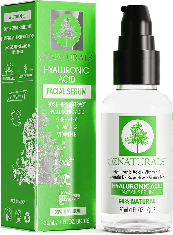 oz Naturals Hyaluronic Acid Facial Serum, 30ml