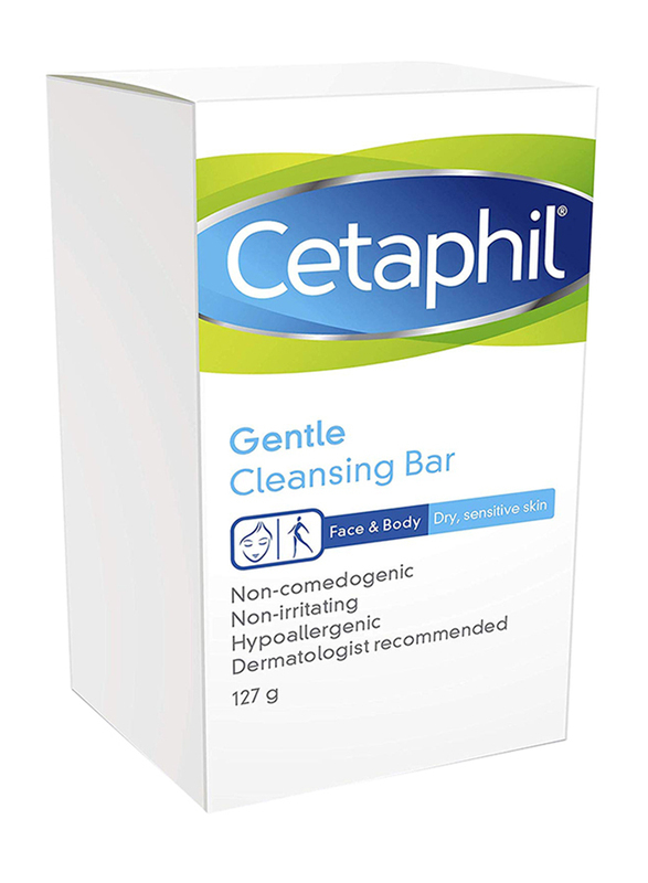 Cetaphil Gentle Cleansing Bar Antibacterial, 127gm