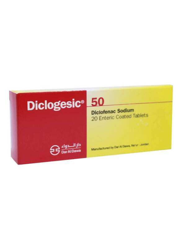 

Dar Al Dawa Diclogesic 50Mg Tab 20'S