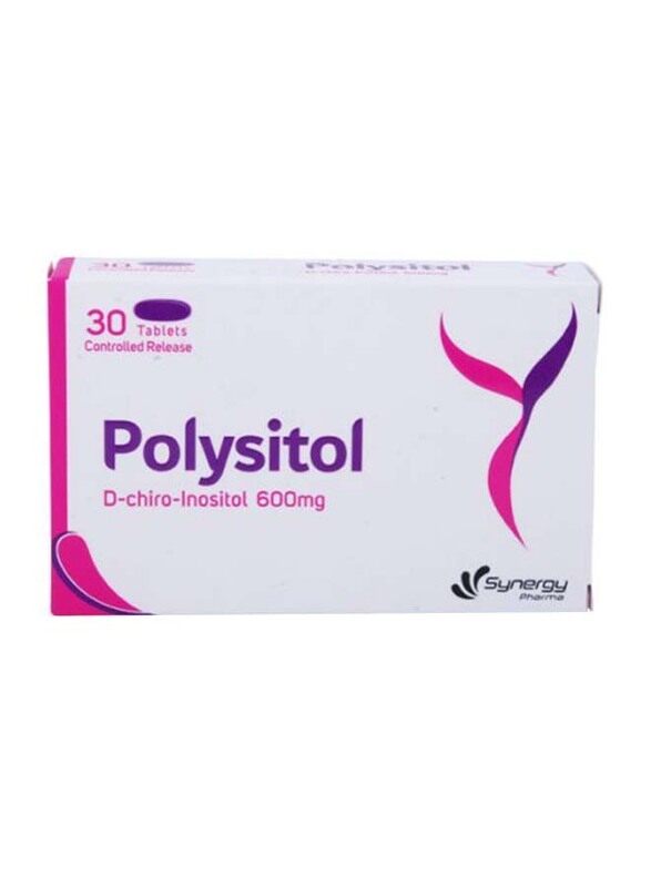 

Synergy Pharma Polysitol D-Chiro-Inositol, 600mg, 30 Tablets
