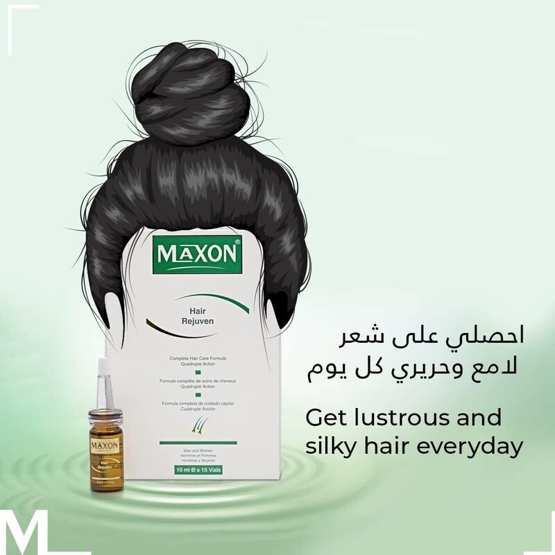 Maxon Hair Rejuven Ampoules, 15 x 10ml