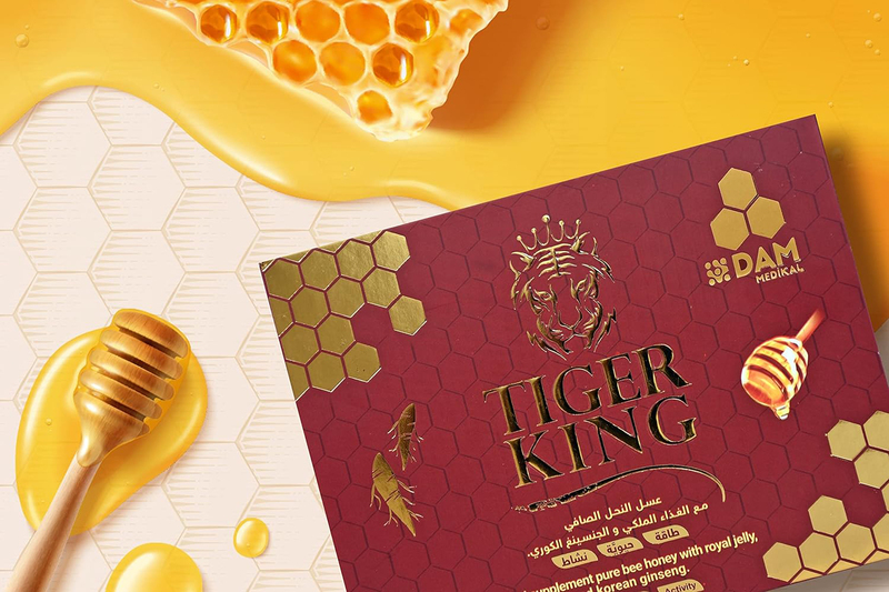 Dam Medikal Honey with Royal Jelly & Korean Ginseng, 12 Sachets x 10g
