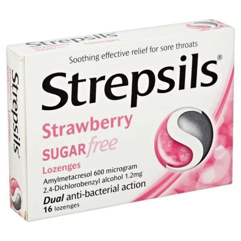 

Strepsils Strawberry Sf 16S