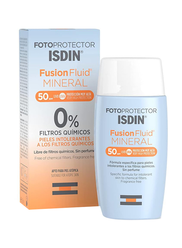 Isdin SPF50 Mineral Fp Fusion Fluid, 50ml