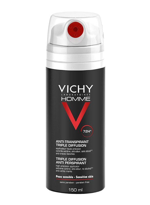 

Vichy Homme Triple Diffusion 72 Hour Anti-Perspirant Deodorant Spray, 150ml
