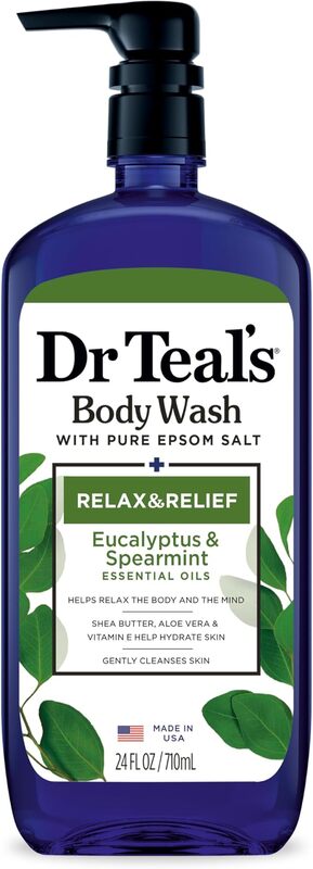 Dr Teals Epsom Salt Body Wash - Eucalyptus&Spearmint 710Ml