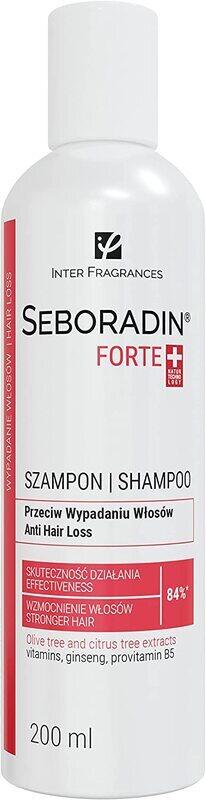 

Seboradin Hair Loss and Hair Thinning Premium Shampoo Treatment with Vitamins and Natural Extracts for Thickening and Growth, Natur Technology, 200ml