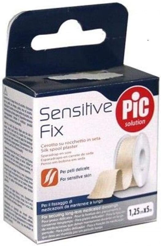 Pic Sensitive Fix Silk Spool Plaster, 1.25cm x 5mm