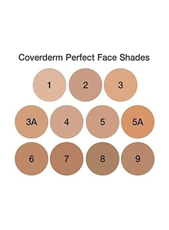 Coverderm Perfect Face Foundation, 3, Beige