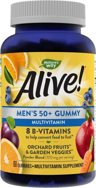 Nature's Way Alive Men 50+ Multivitamin, 60 Gummies