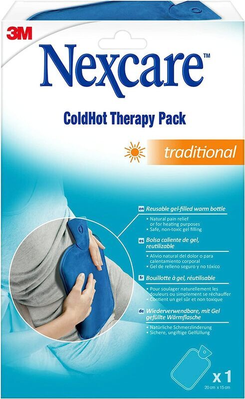 3M Nexcare Cold Hot Traditional Hot-Water Bottle for Adult, One Size