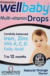 Vitabiotics Wellbaby Multivitamin Drops, 30ml