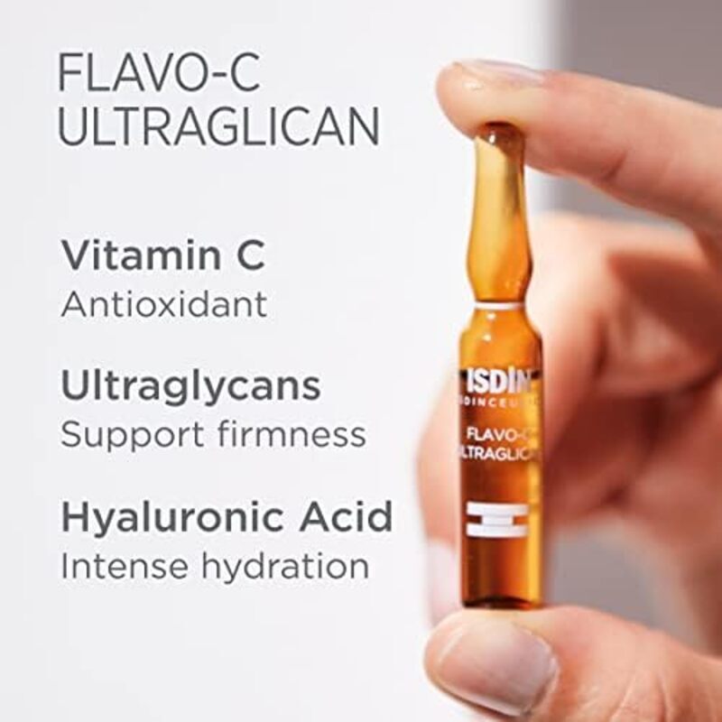 Isdin Ceutics Flavo-C Ultraglican Ampollas Moisturizers Cream, 30ml