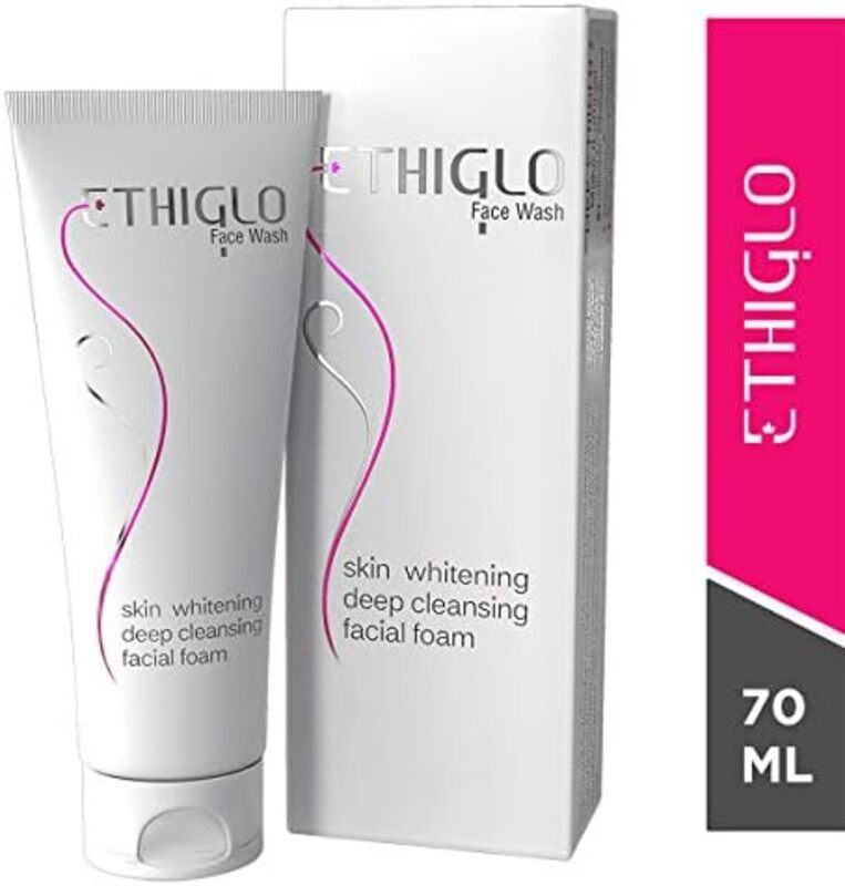 Ethiglo Skin Whitening Face Wash, 70ml