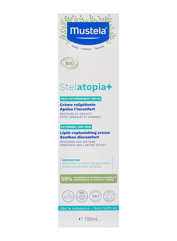 Mustela Stelatopia+ Lipid Replenishing Cream, 150ml