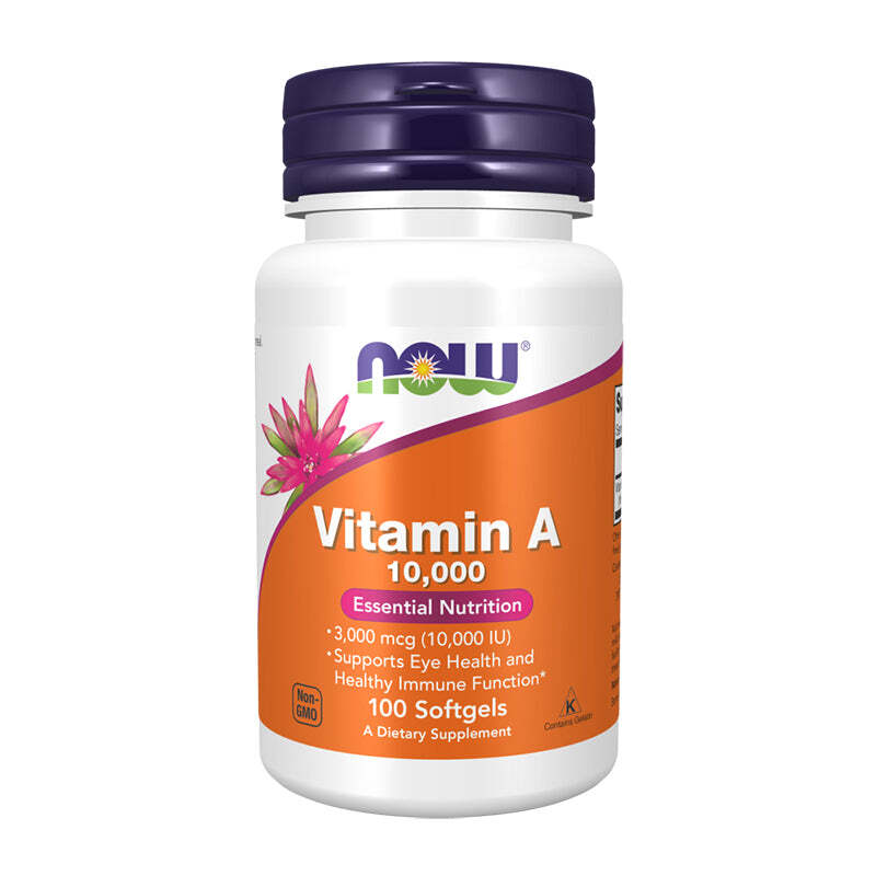 Now Vitamin A 10000 Iu Softgels 100S